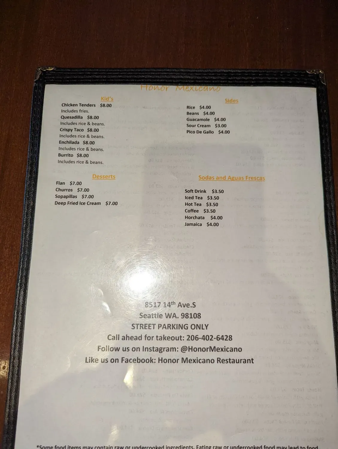 Menu 3