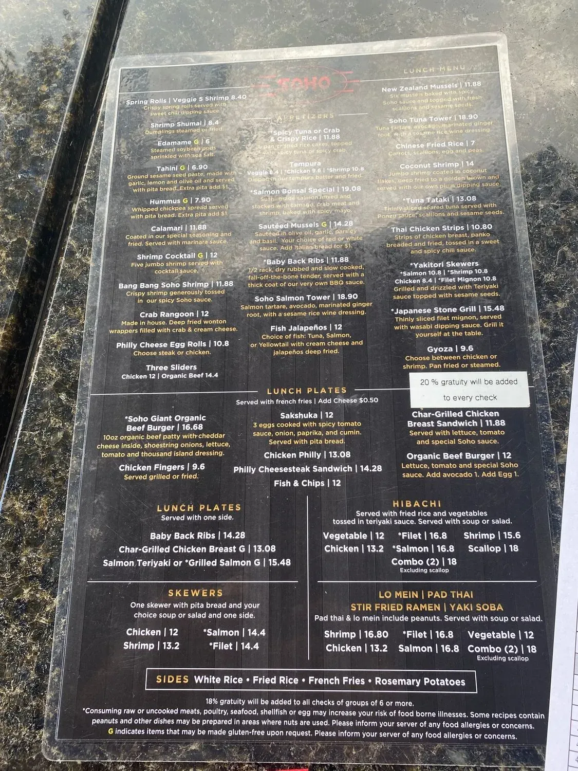 Menu 3