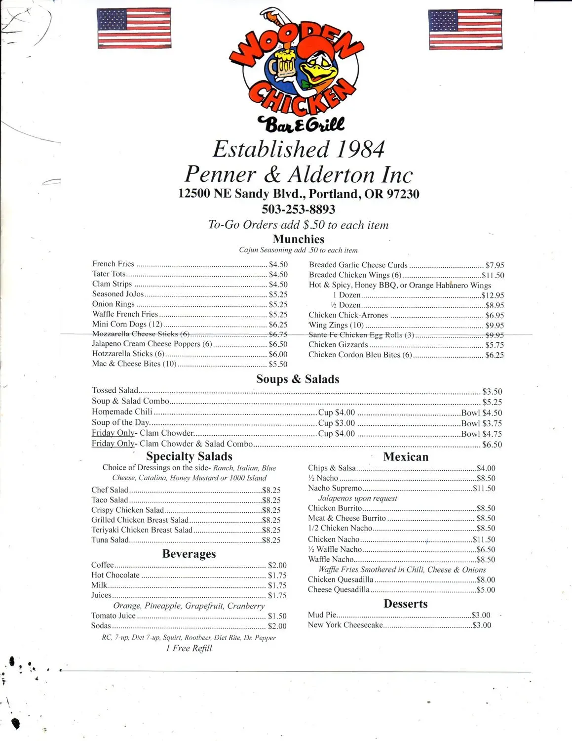 Menu 2