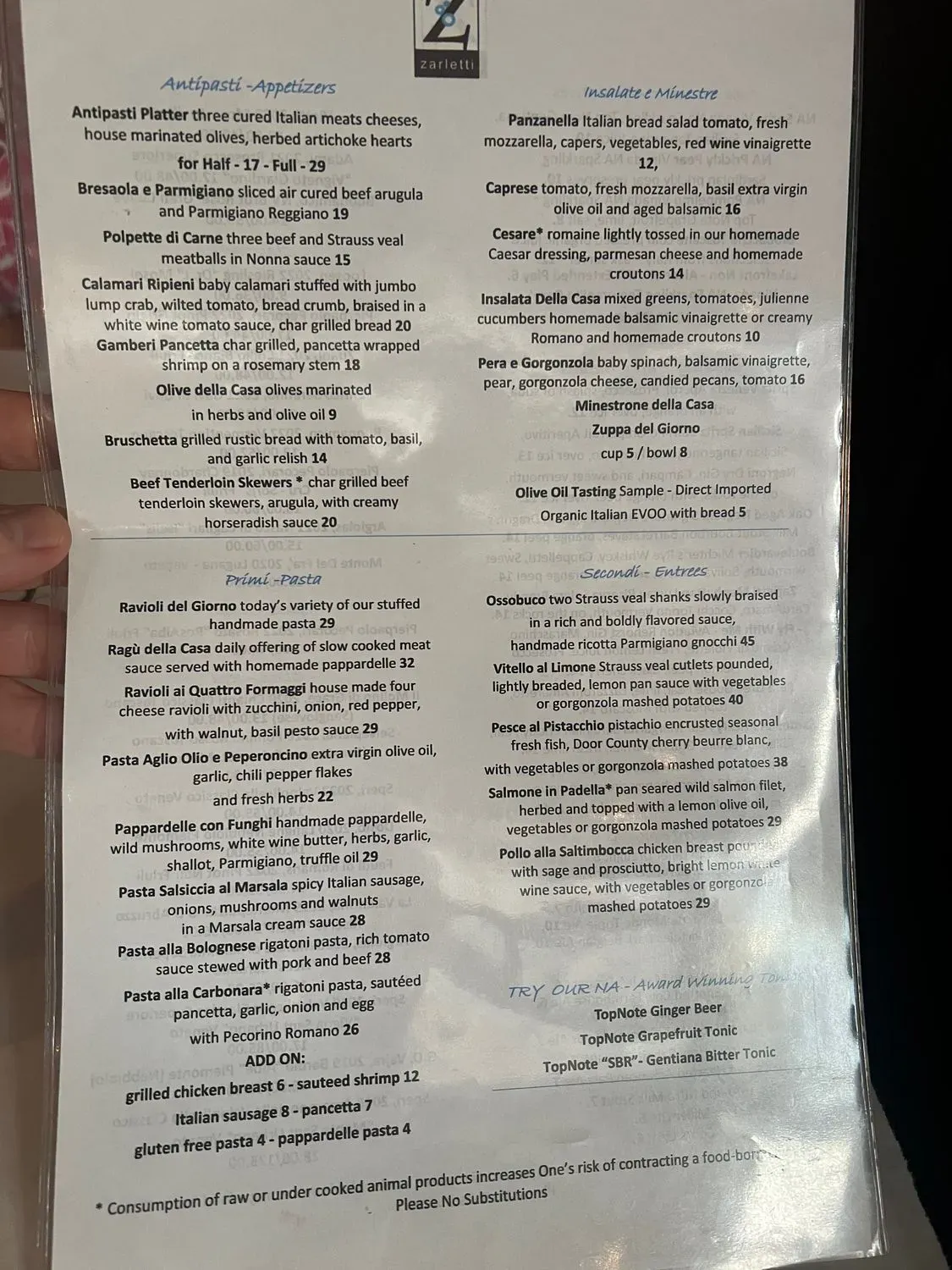 Menu 6