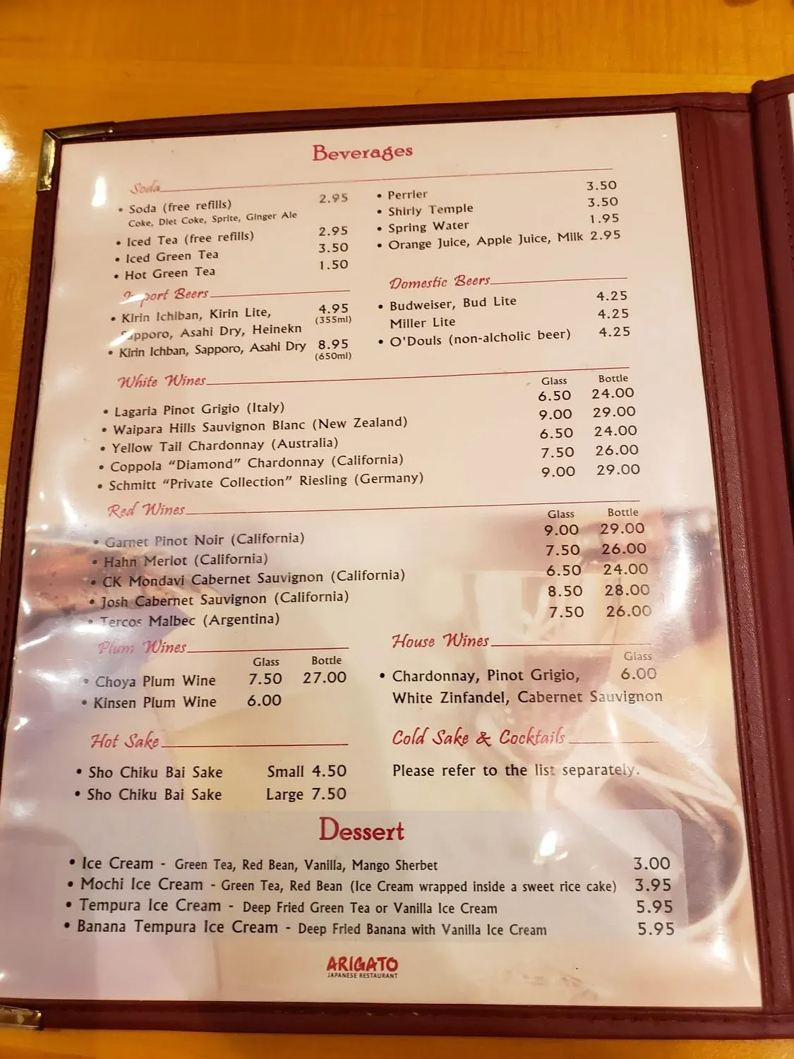 Menu 4