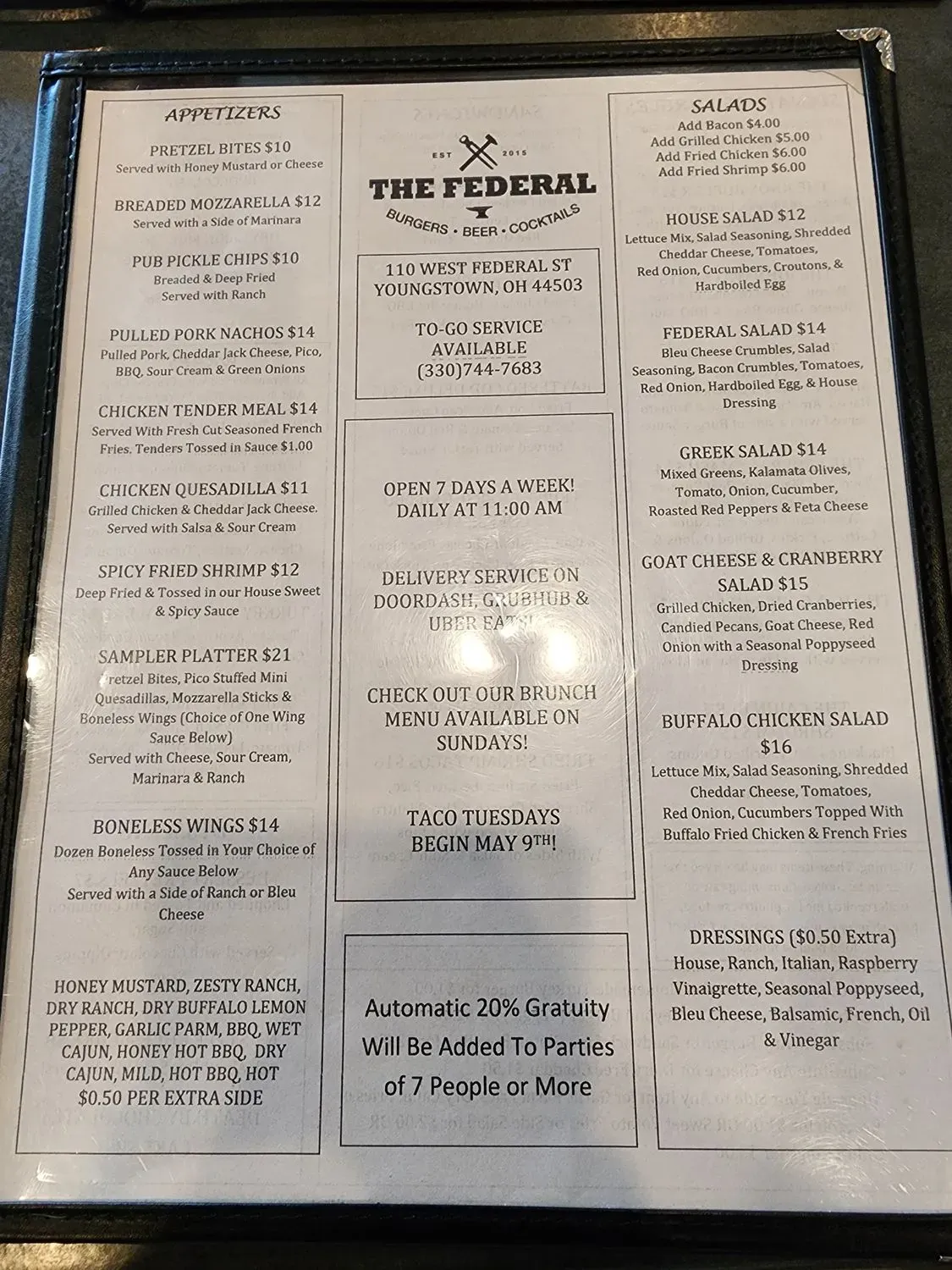 Menu 4