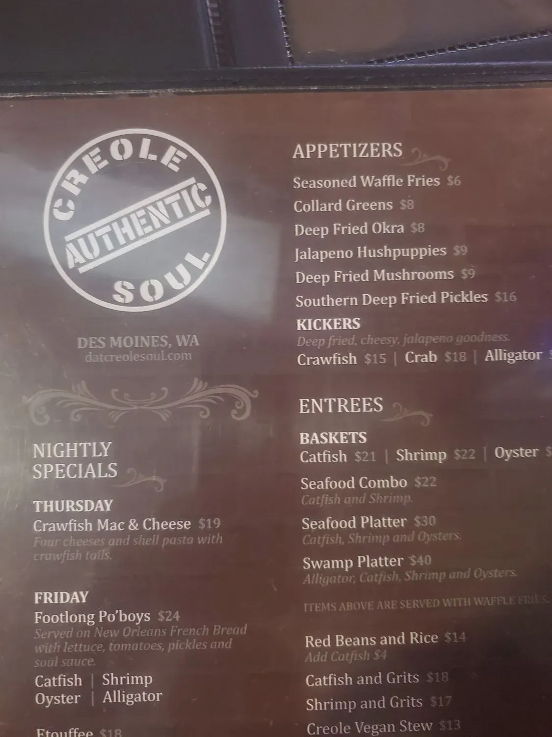 Menu 5