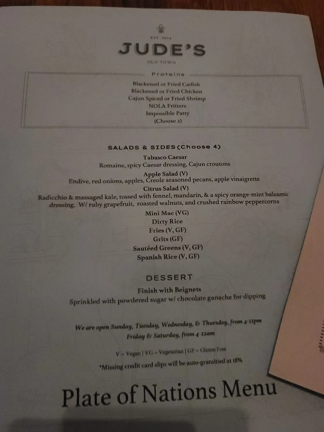 Menu 6