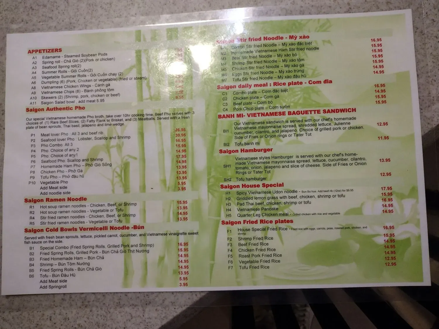 Menu 2