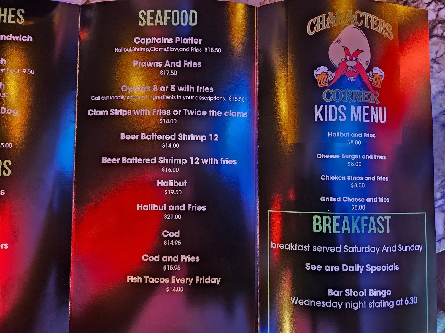 Menu 3