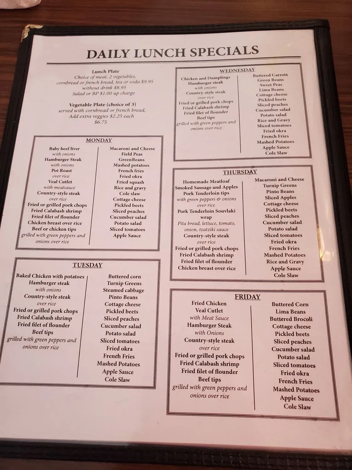 Menu 4