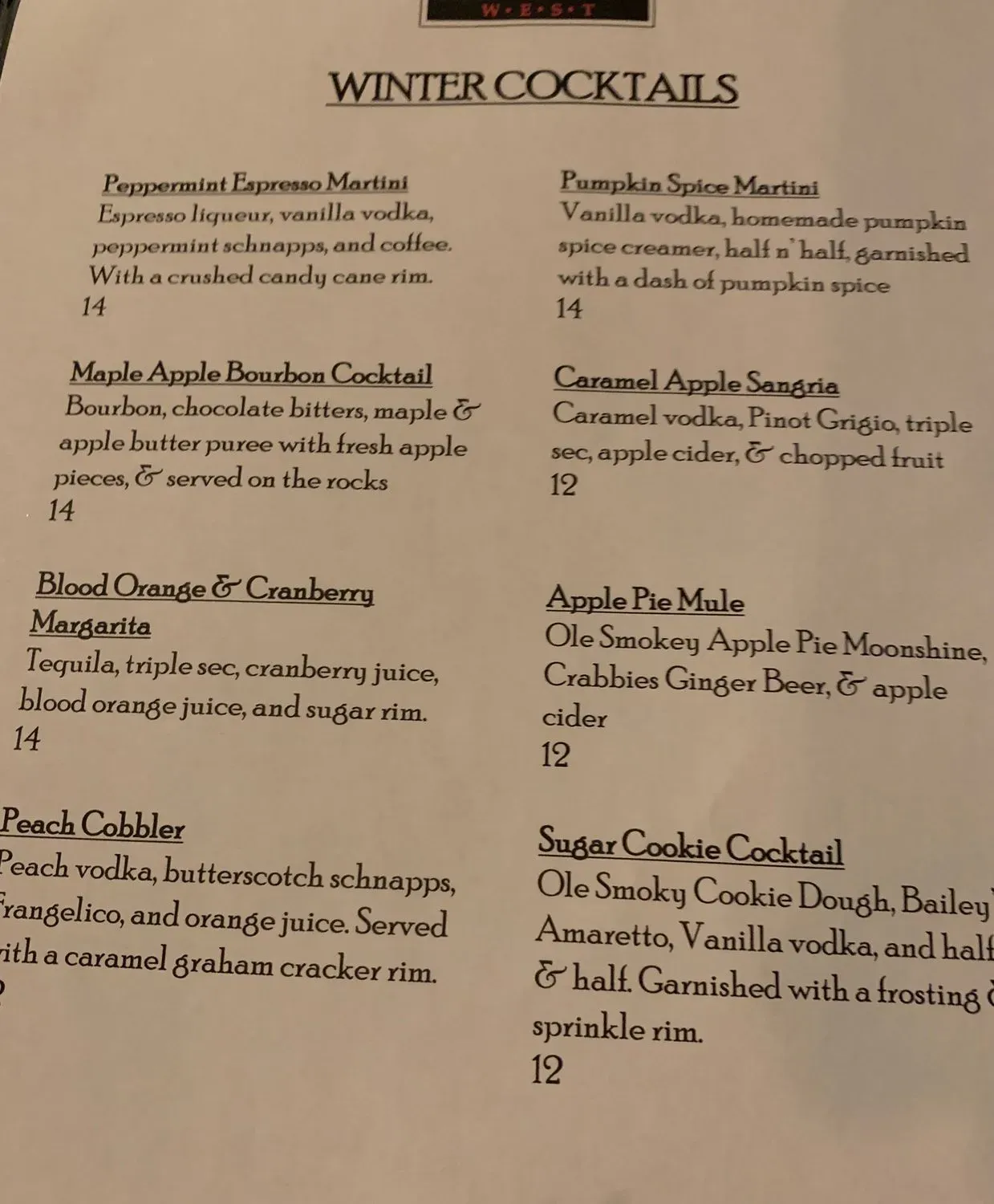 Menu 3