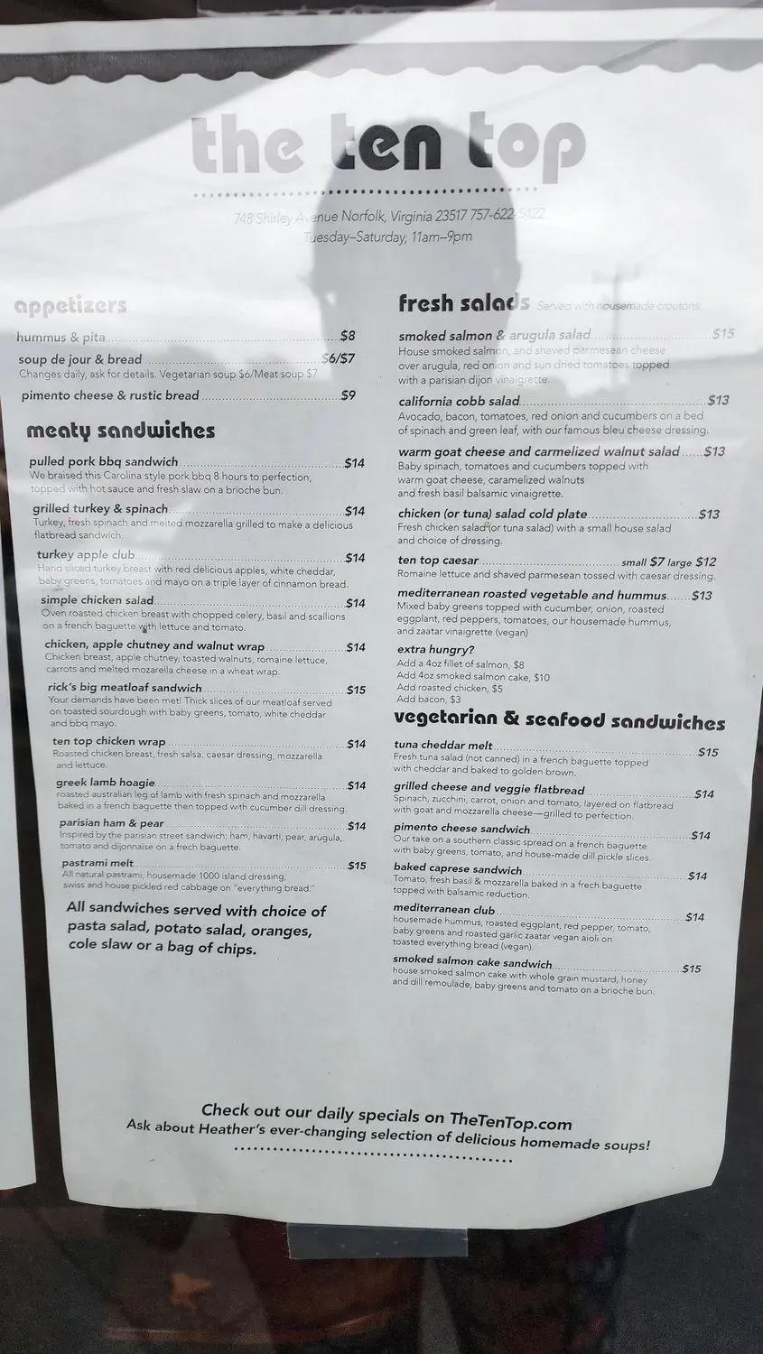 Menu 2