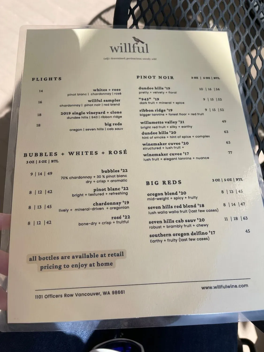 Menu 5