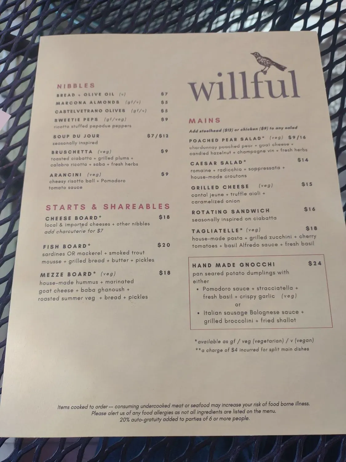 Menu 4