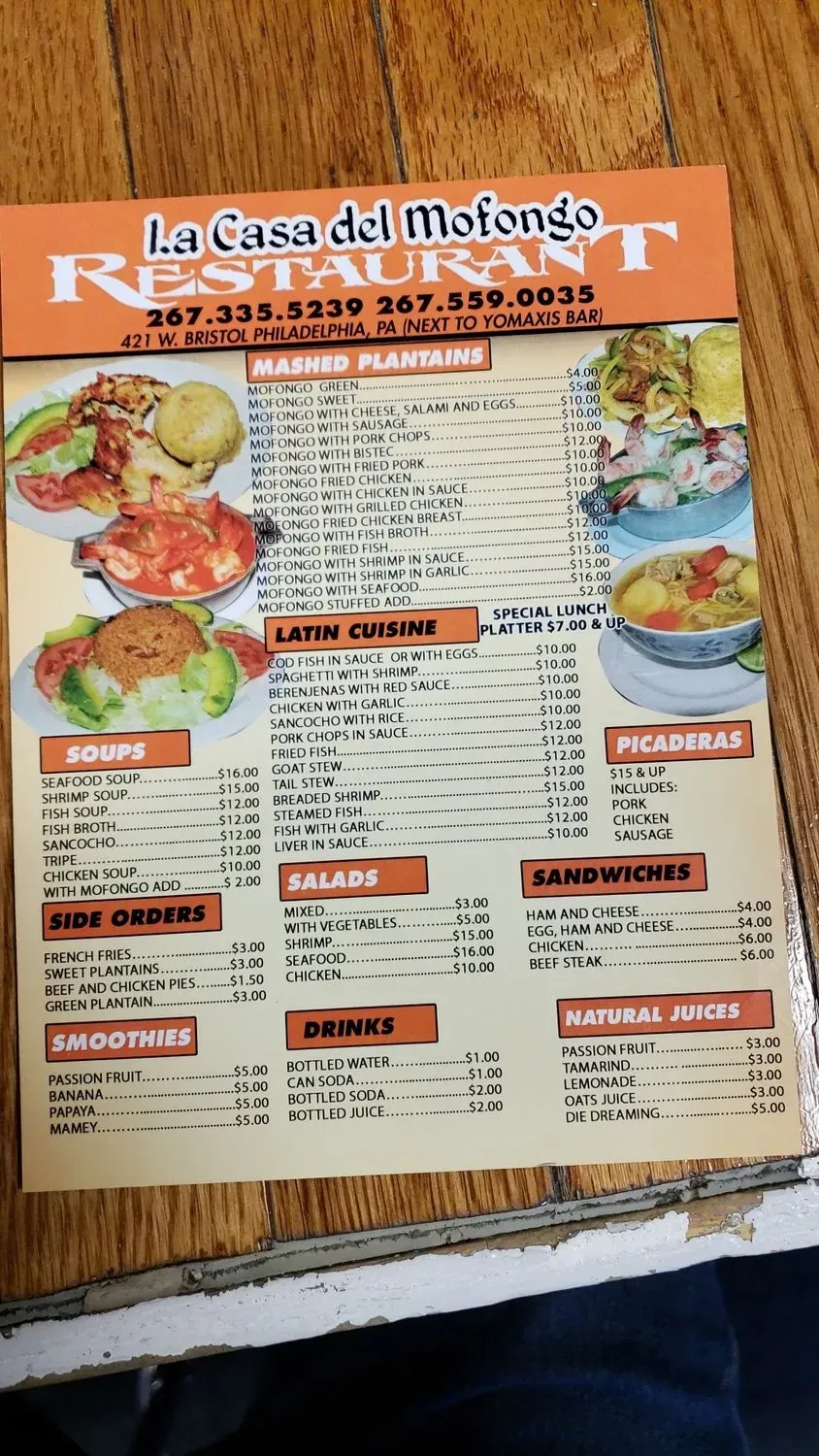 Menu 6