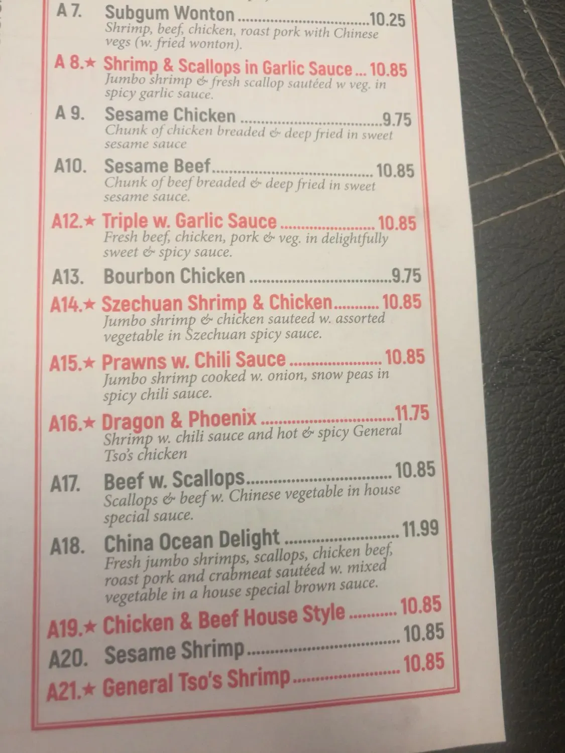 Menu 2