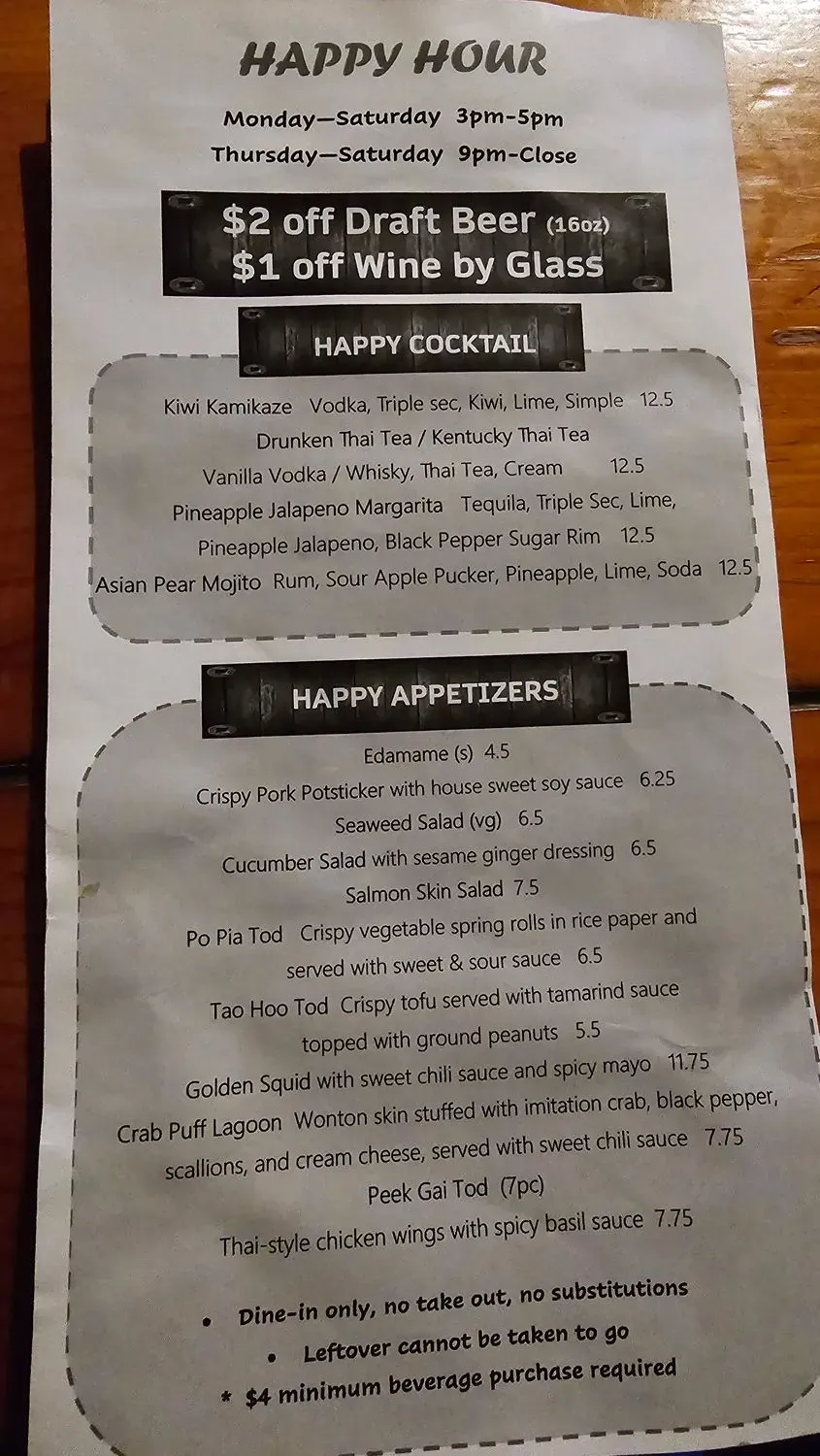 Menu 4