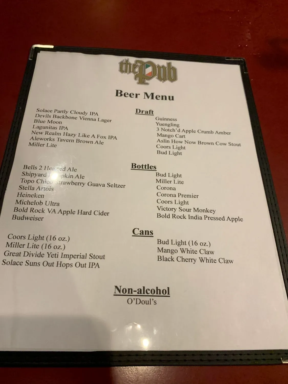 Menu 2