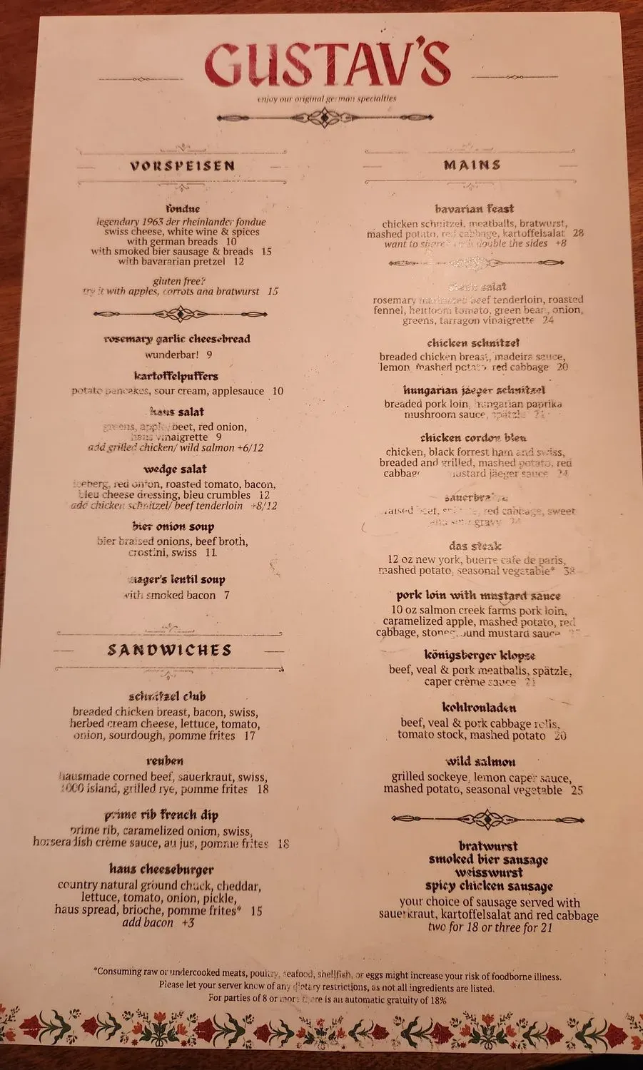 Menu 6