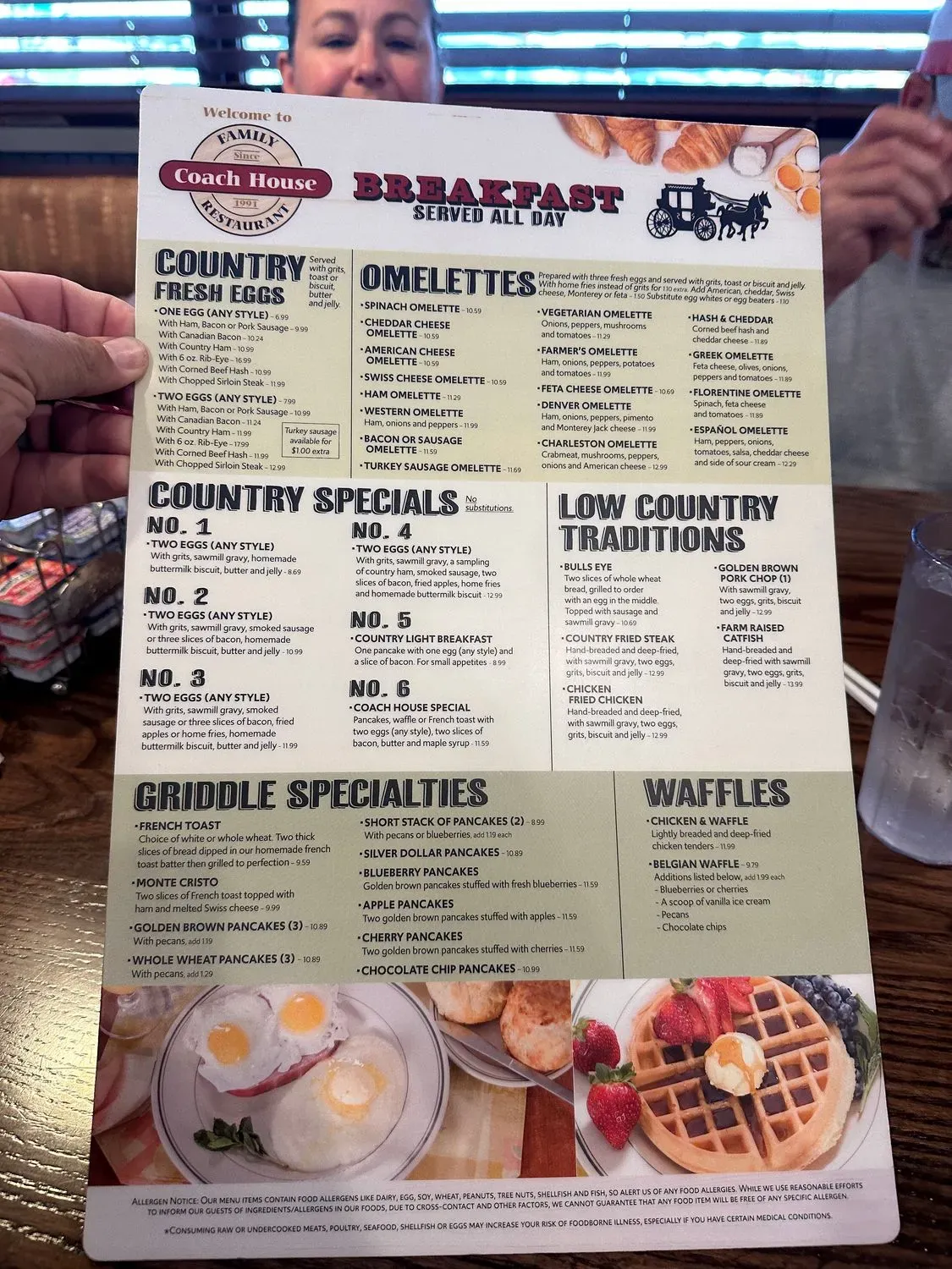 Coach House Restaurant Menu - Updated October 2025