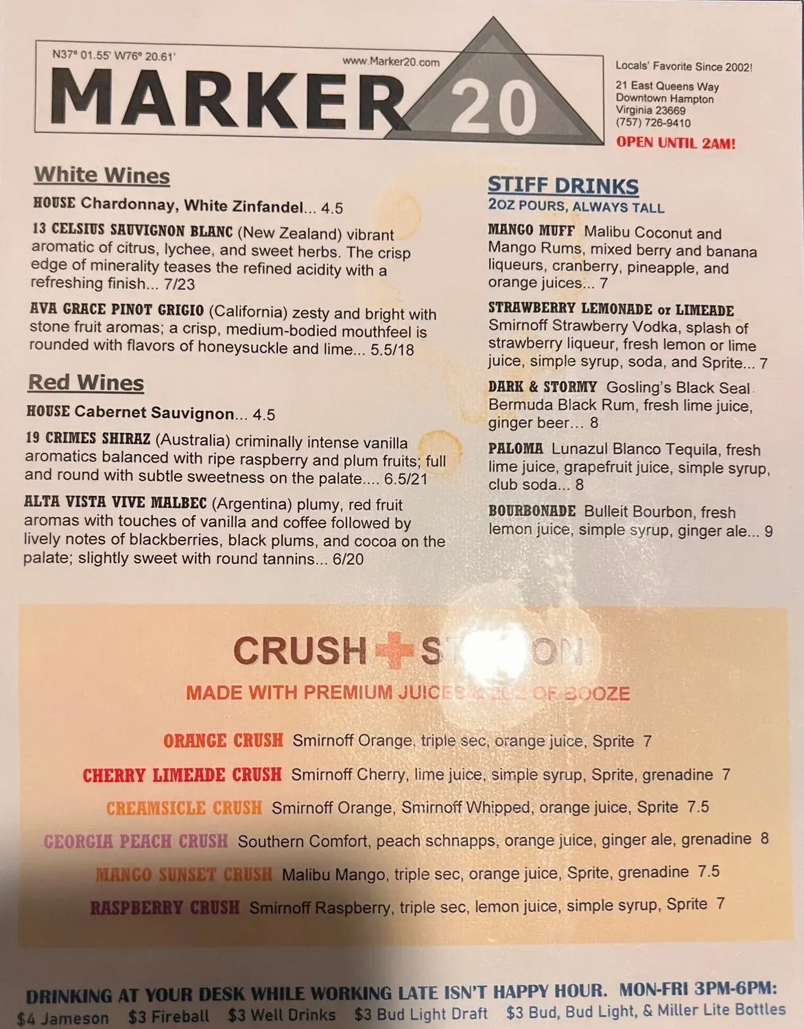 Menu 5