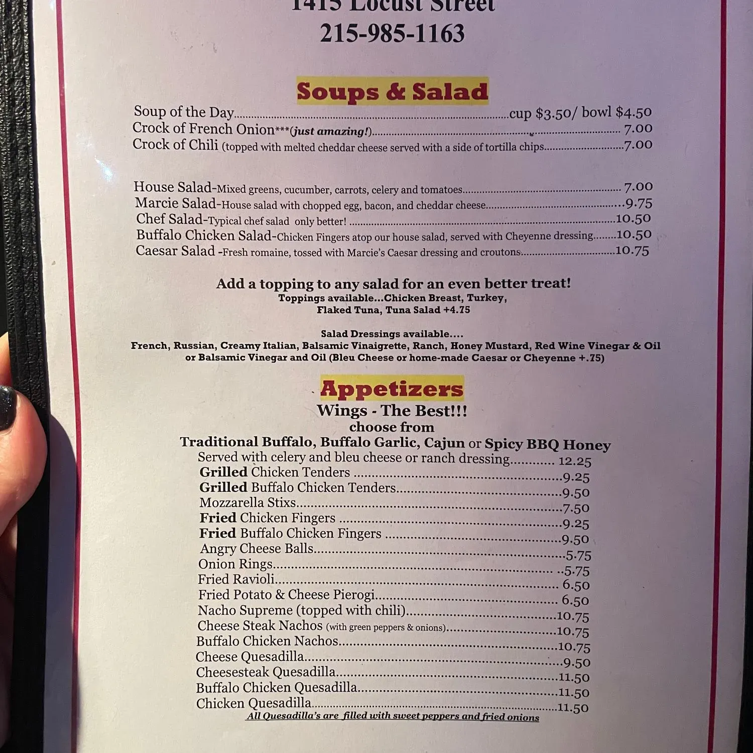 Menu 3