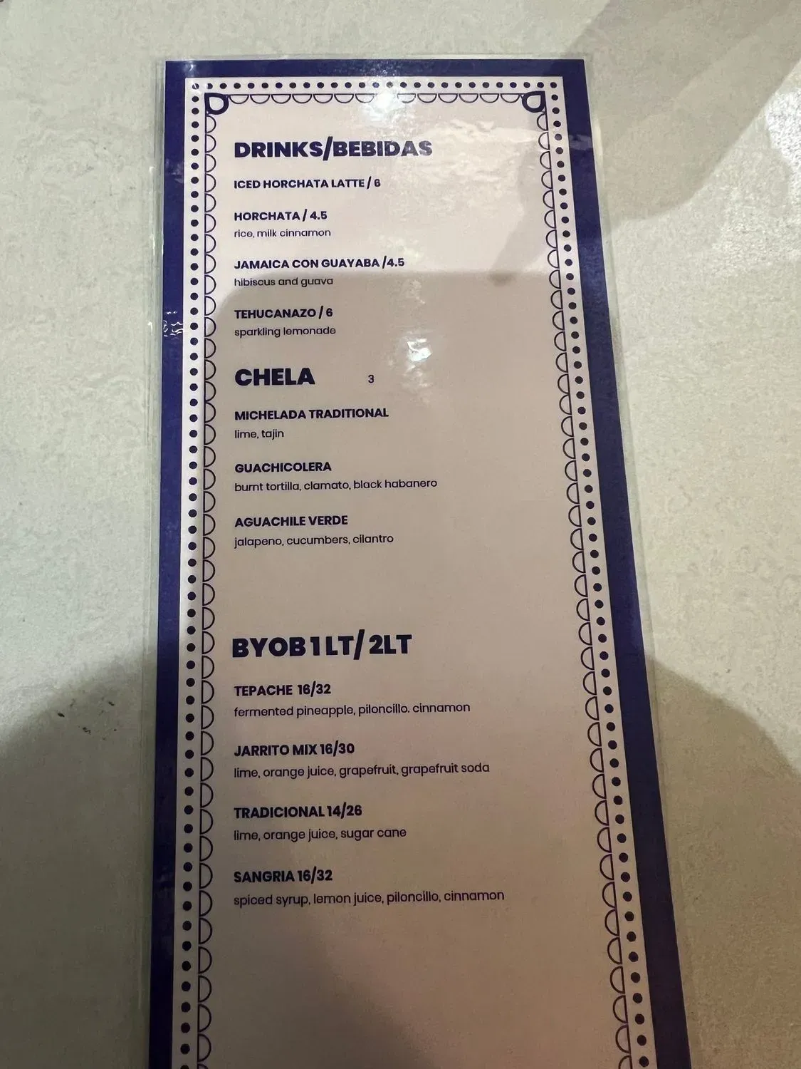 Menu 6