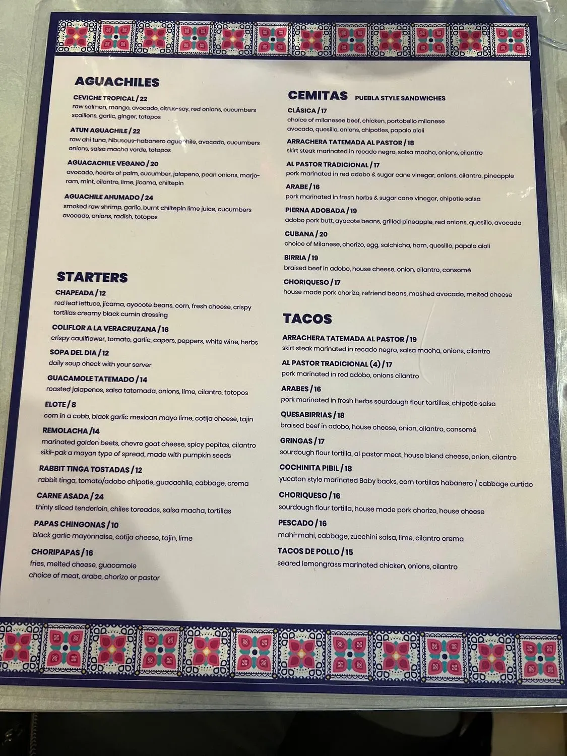 Menu 2