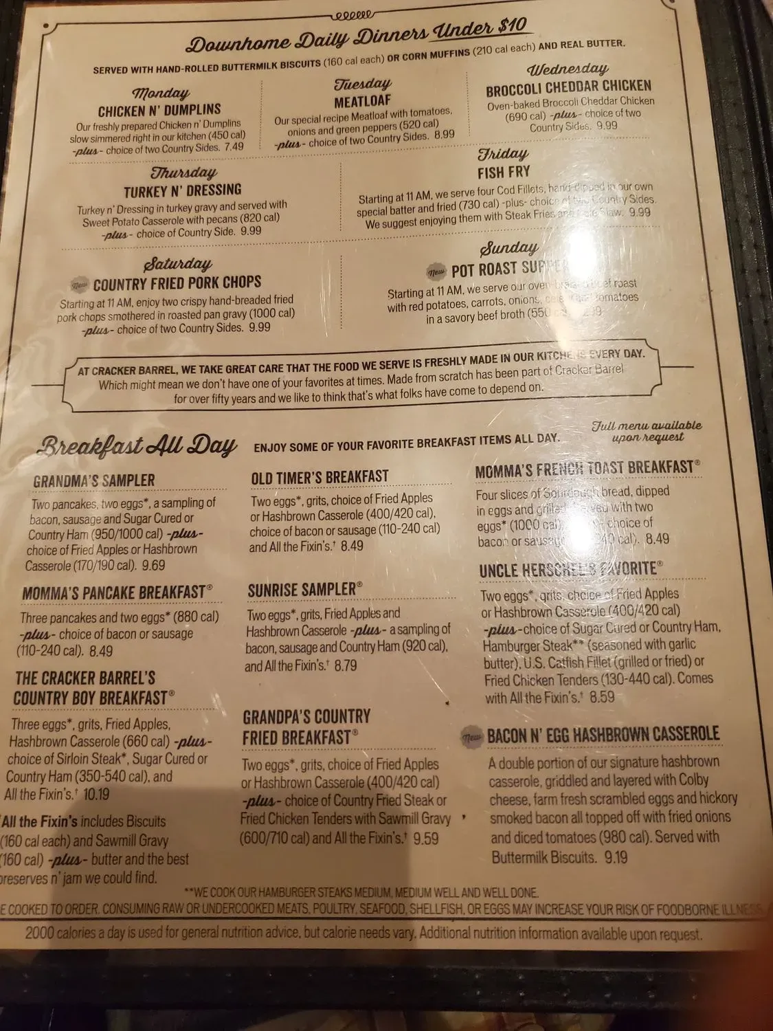 Menu 4