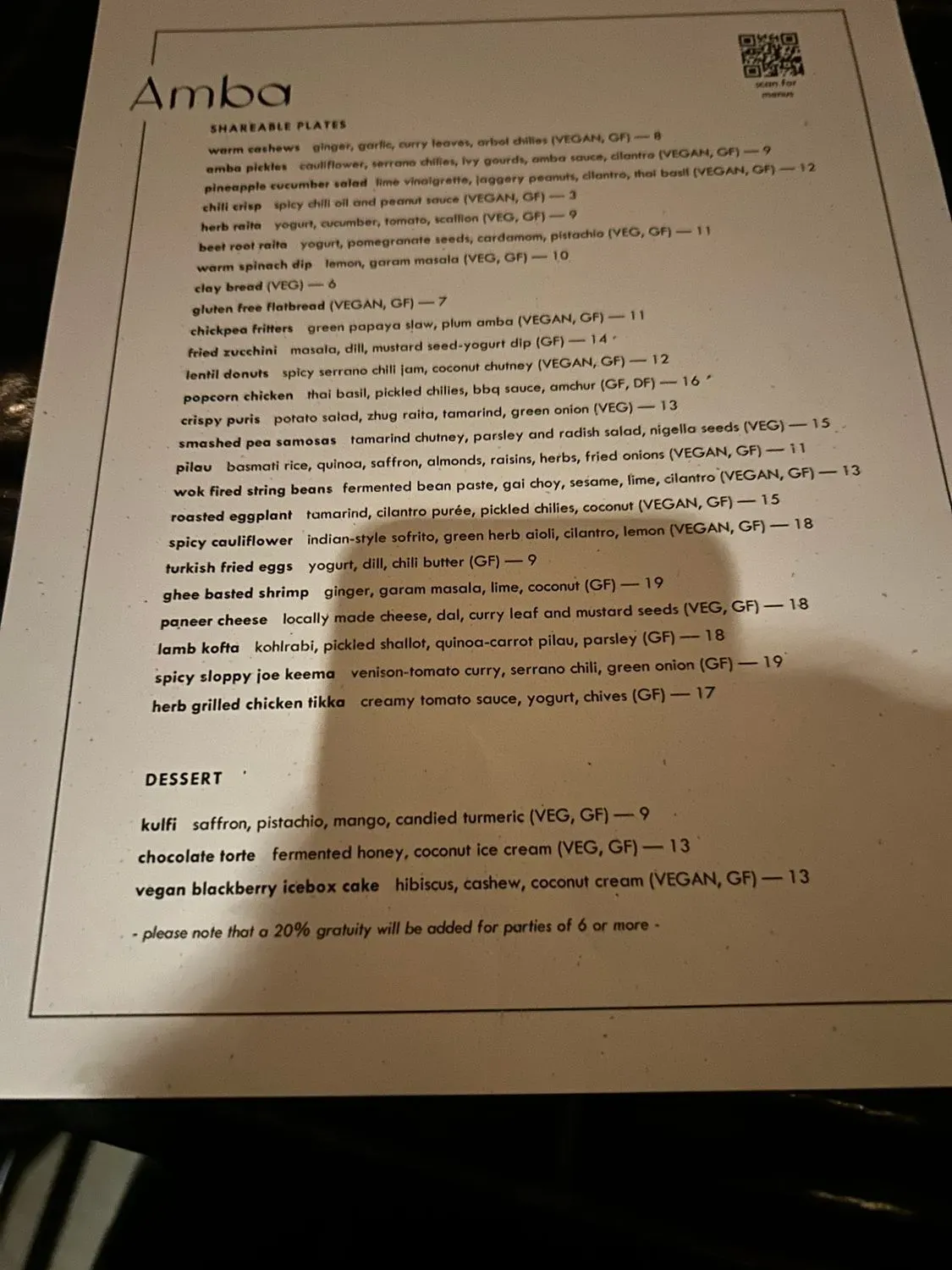 Menu 6