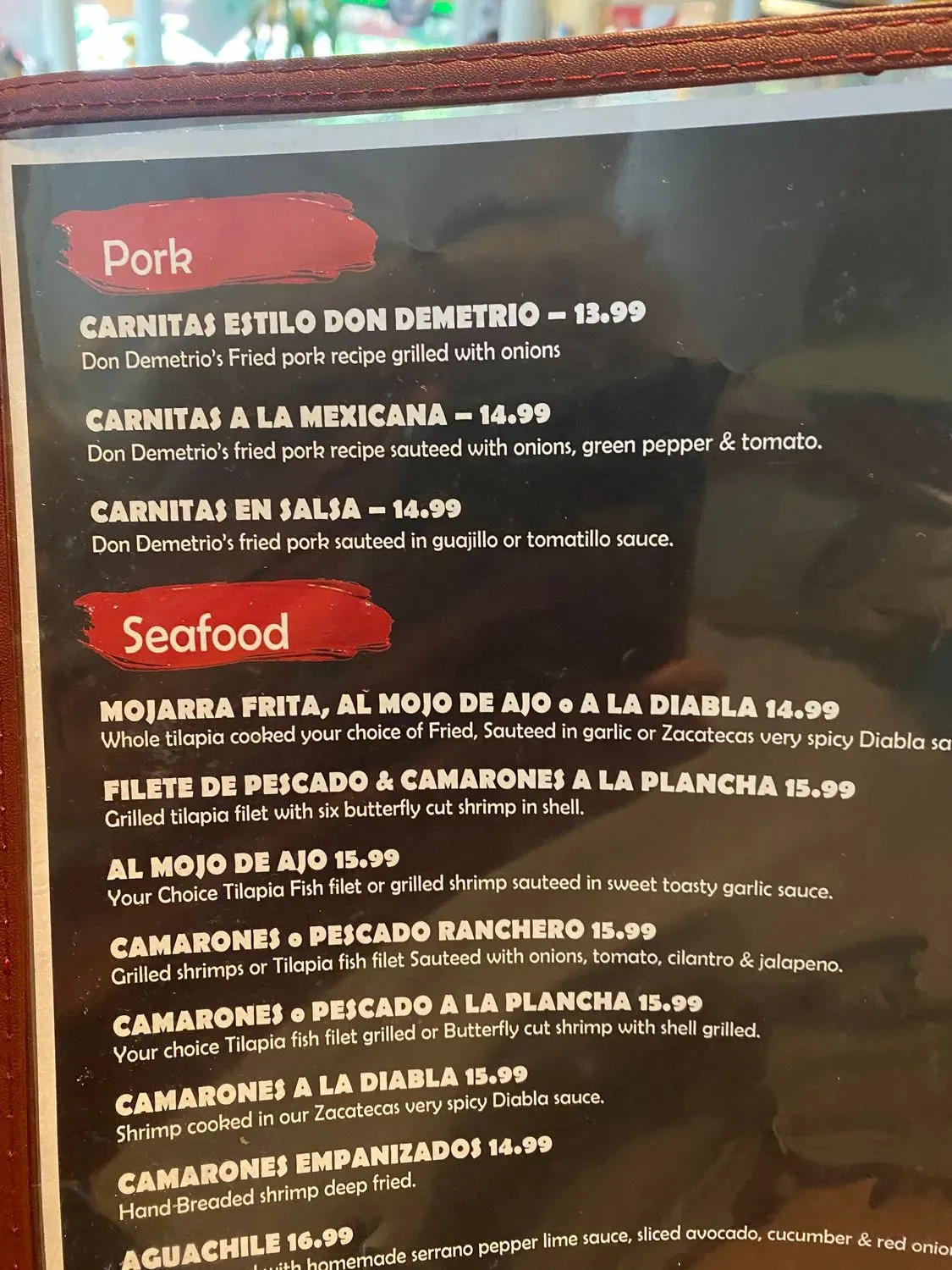 Menu 6