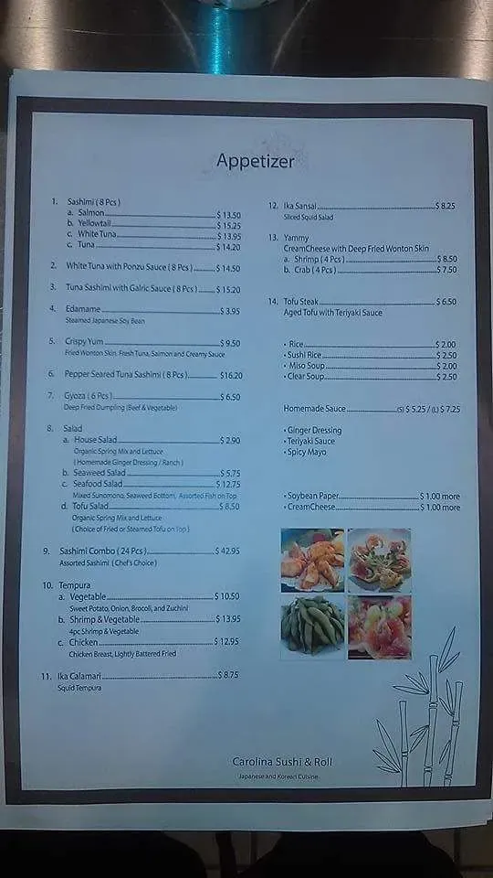 Menu 6