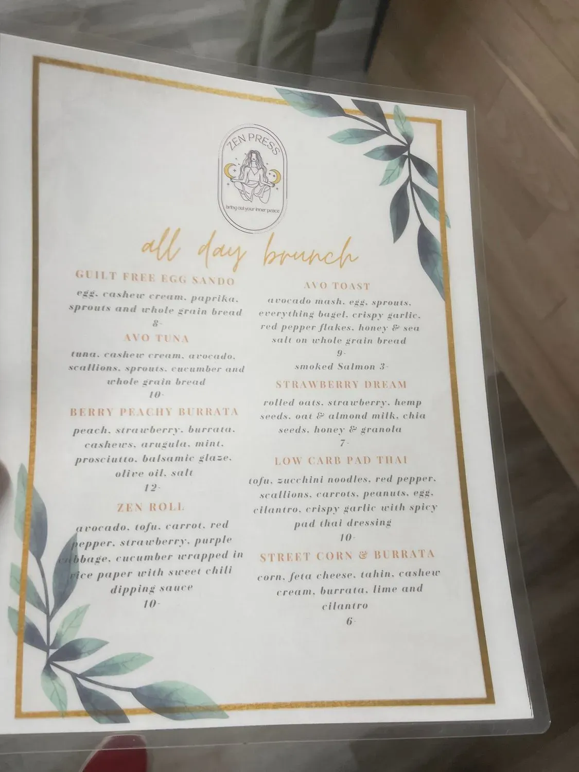 Menu 4