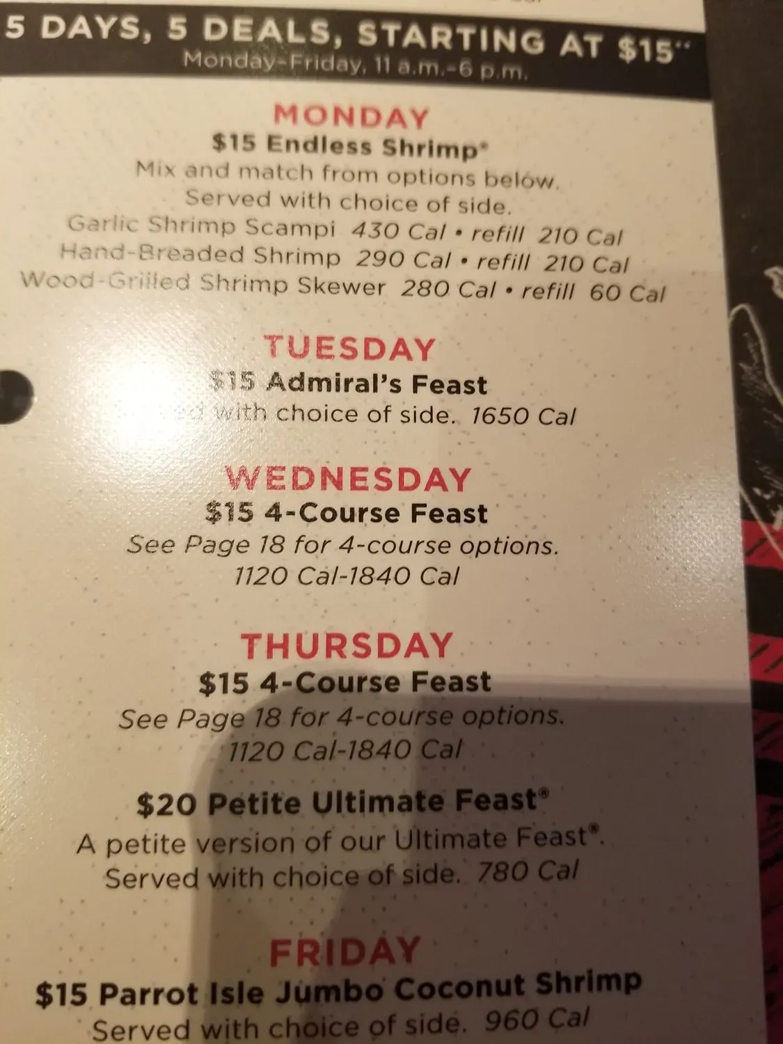 Menu 5