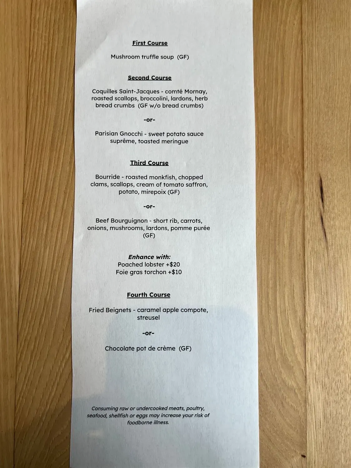 Menu 6