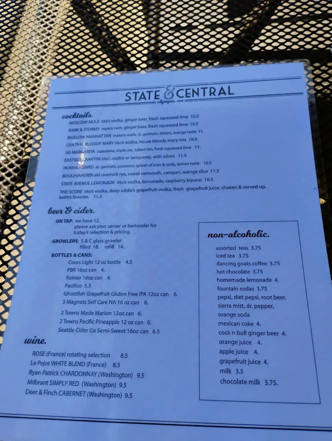 Menu 6