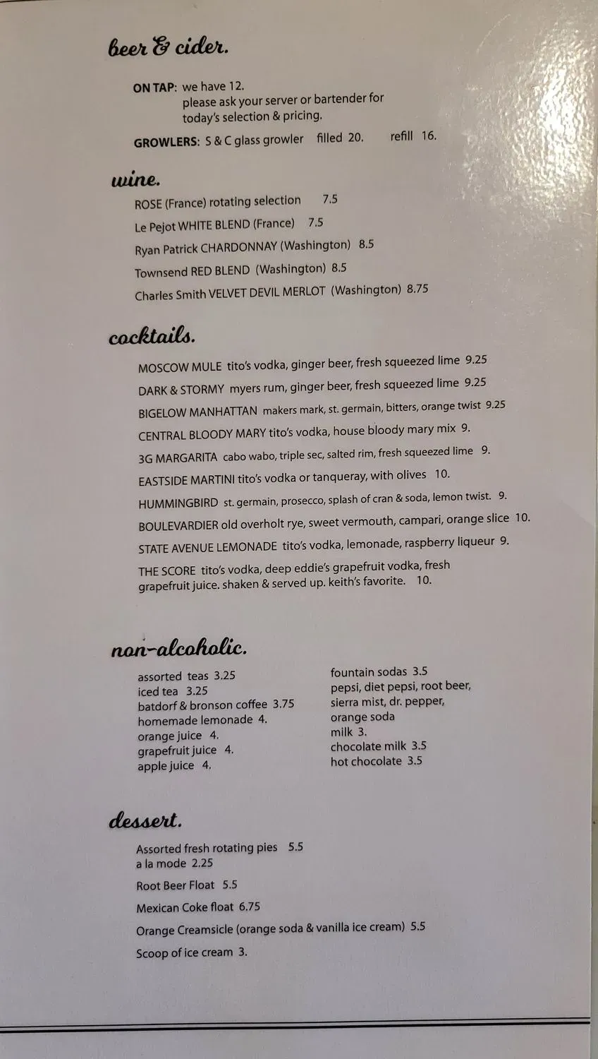 Menu 5