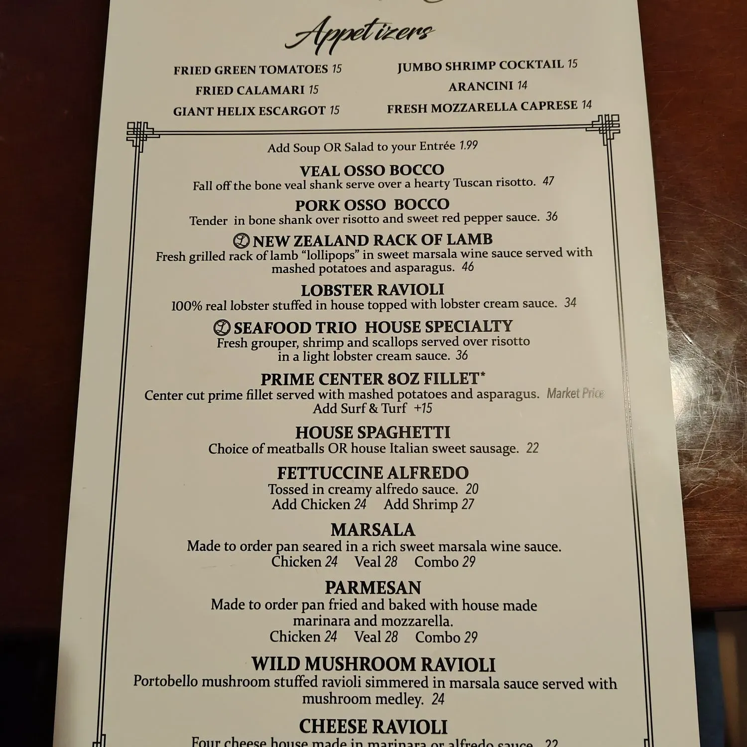 Menu 2