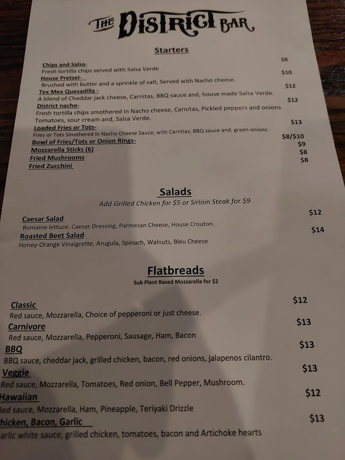 Menu 2