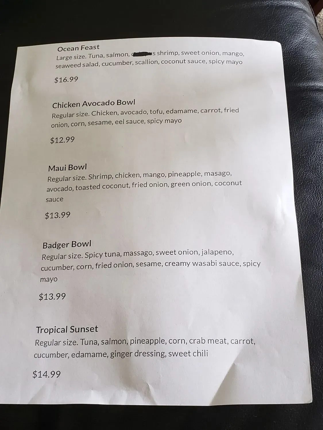 Menu 4