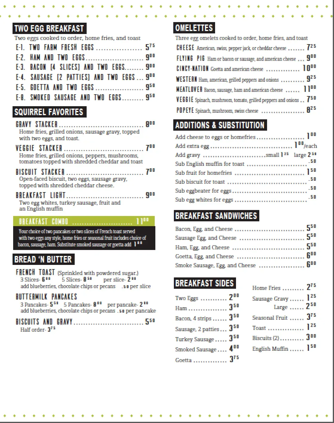 Menu 3