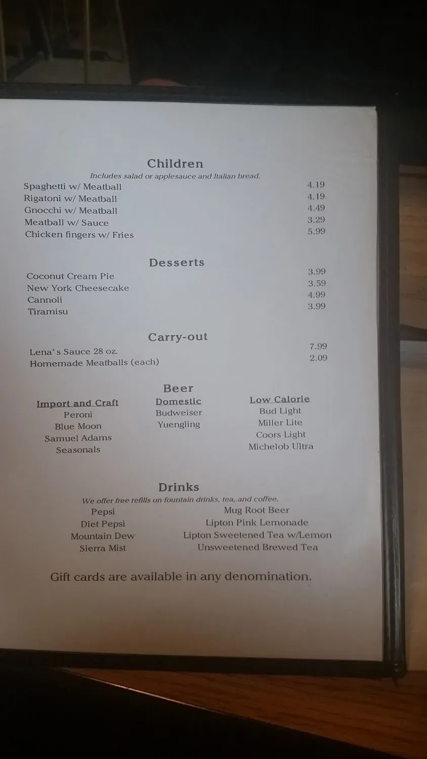 Menu 4