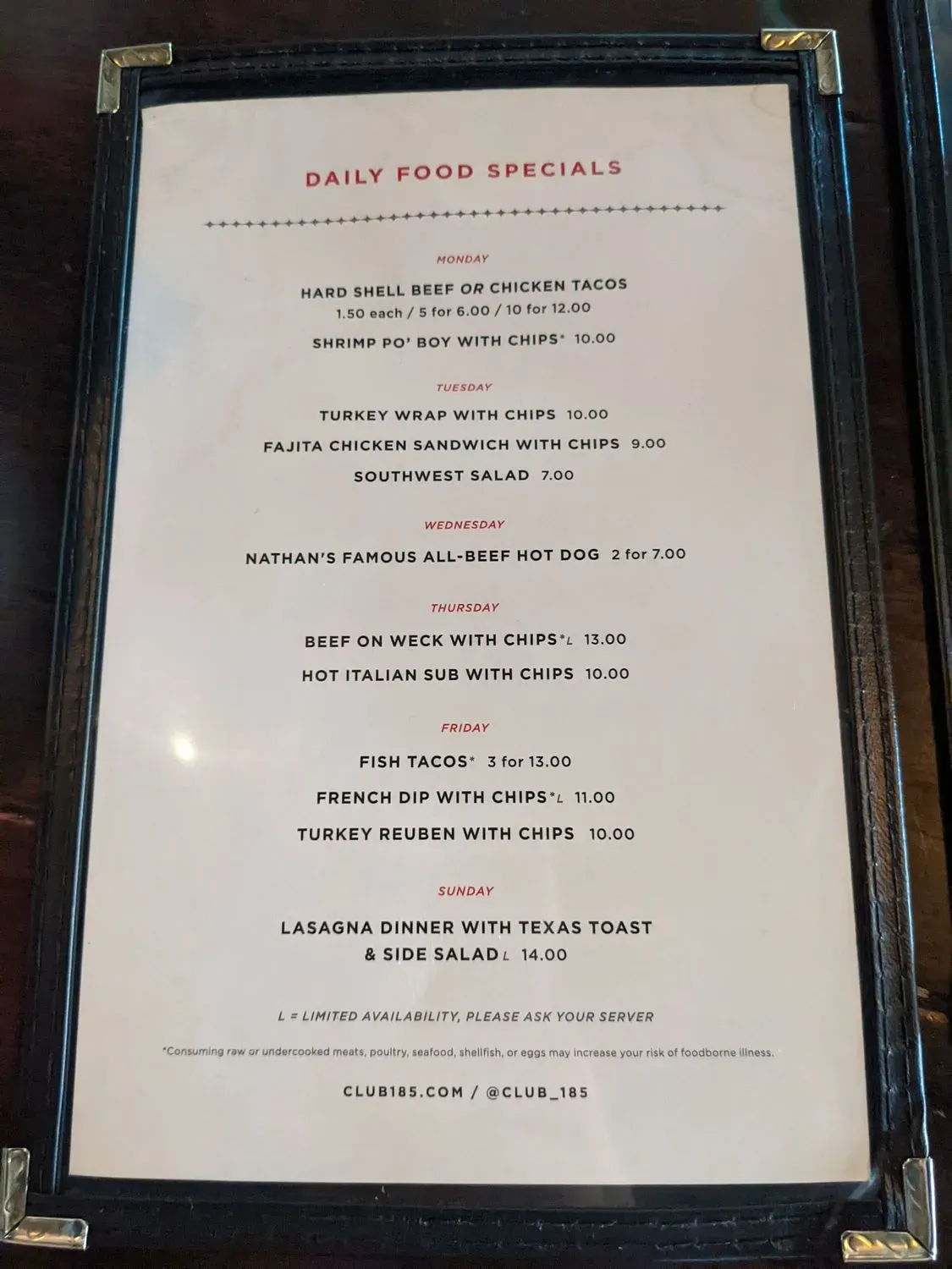 Menu 2