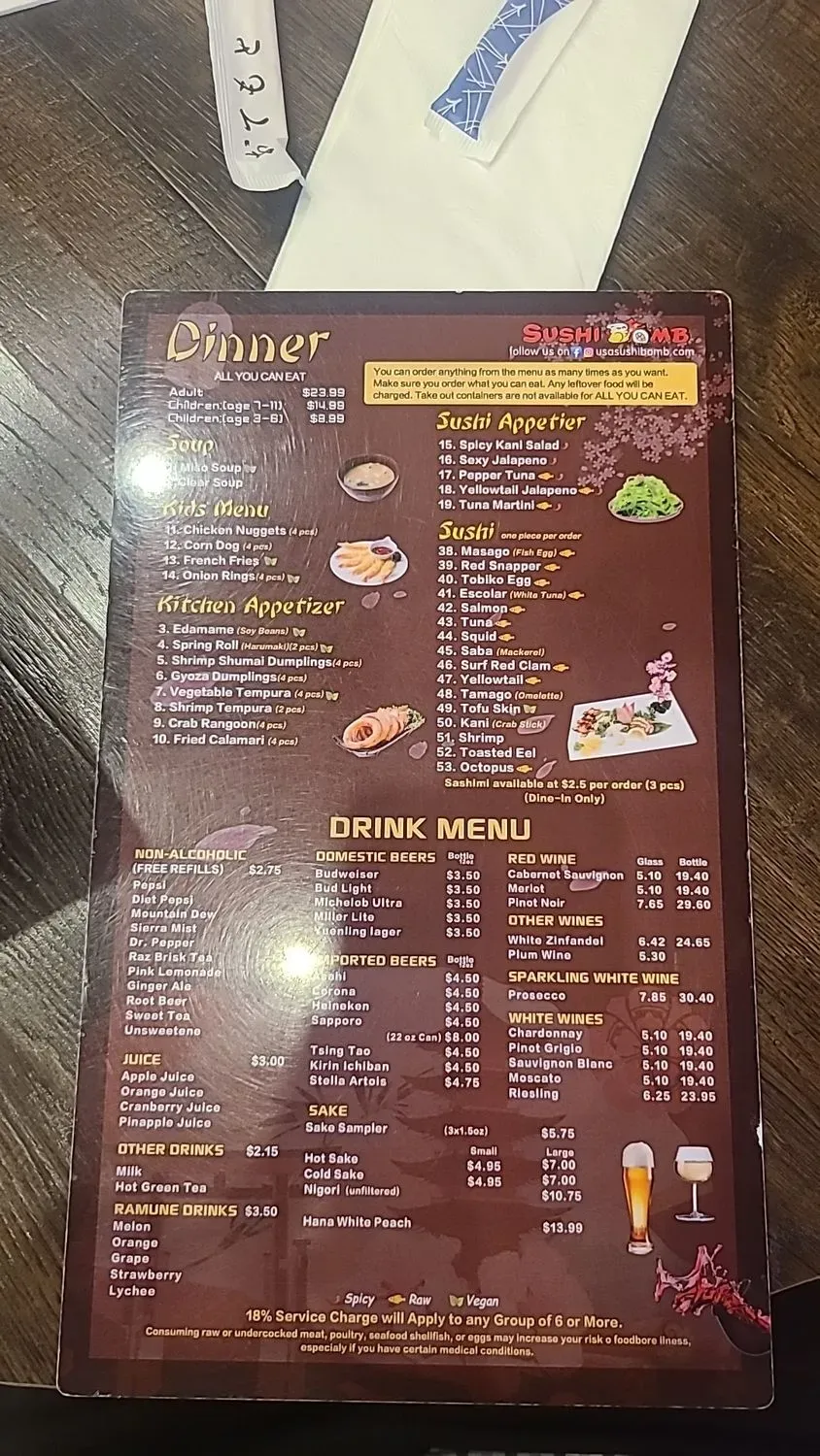 Menu 6