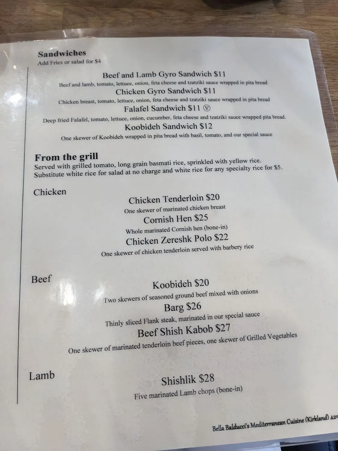 Menu 6