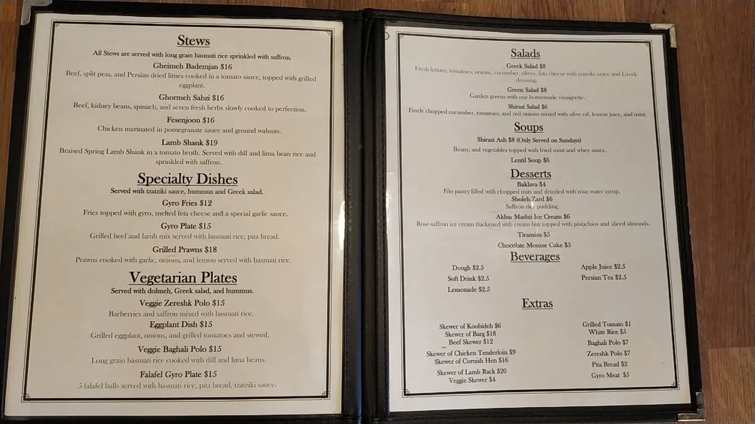 Menu 3