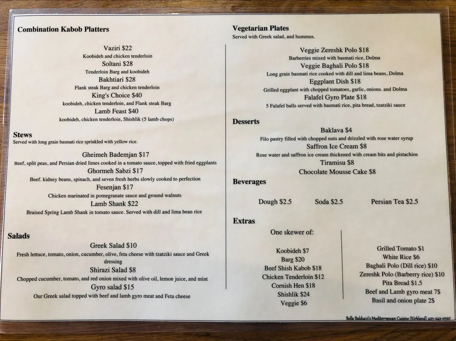 Menu 4