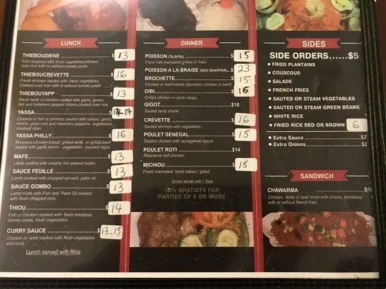 Menu 4