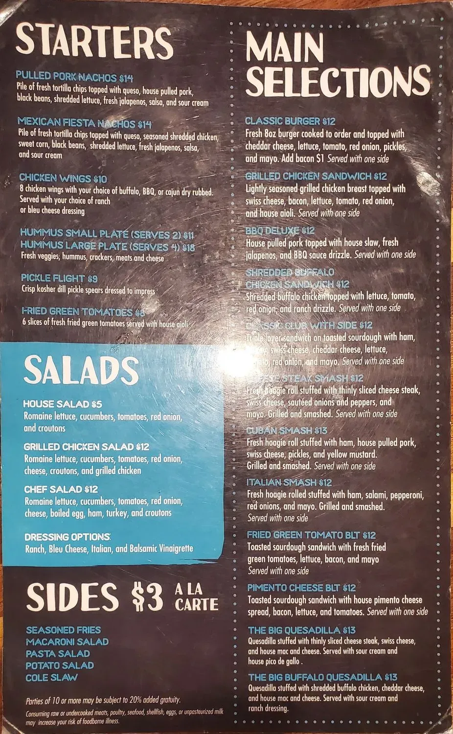 Menu 4