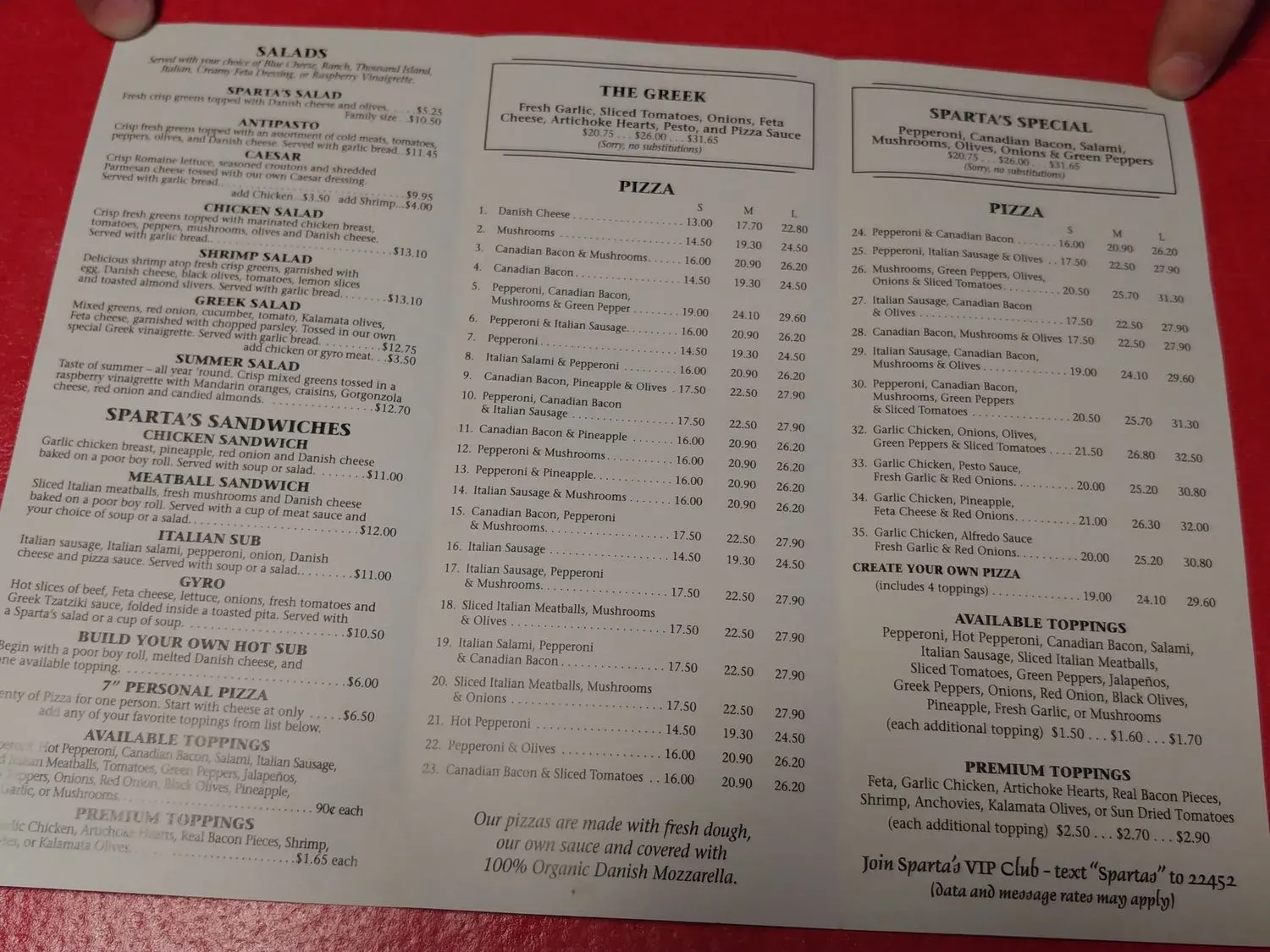 Menu 6