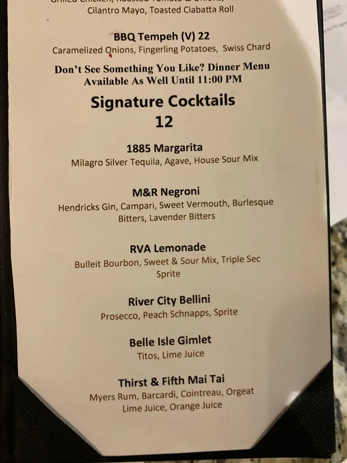 Menu 6