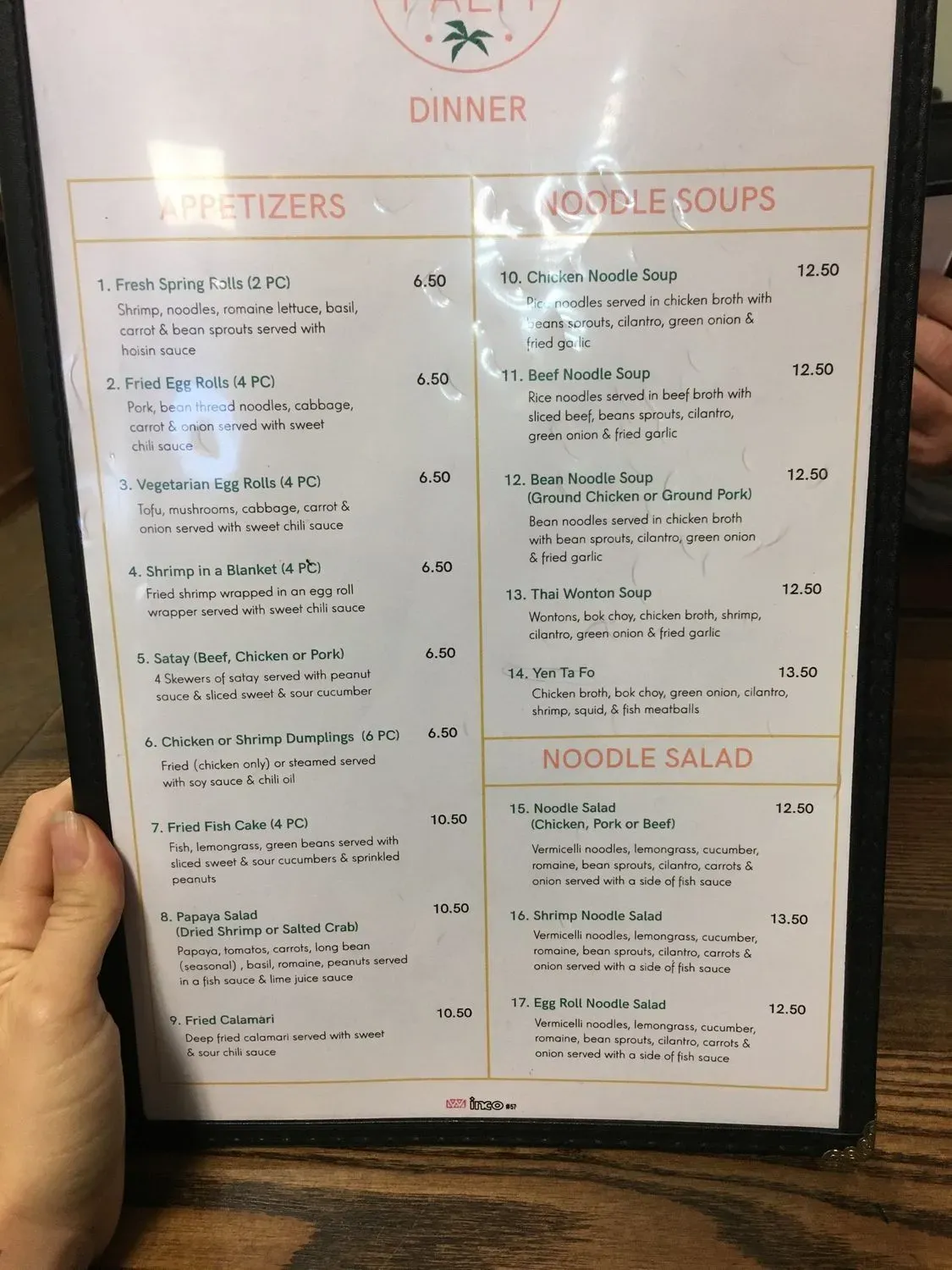 Menu 5