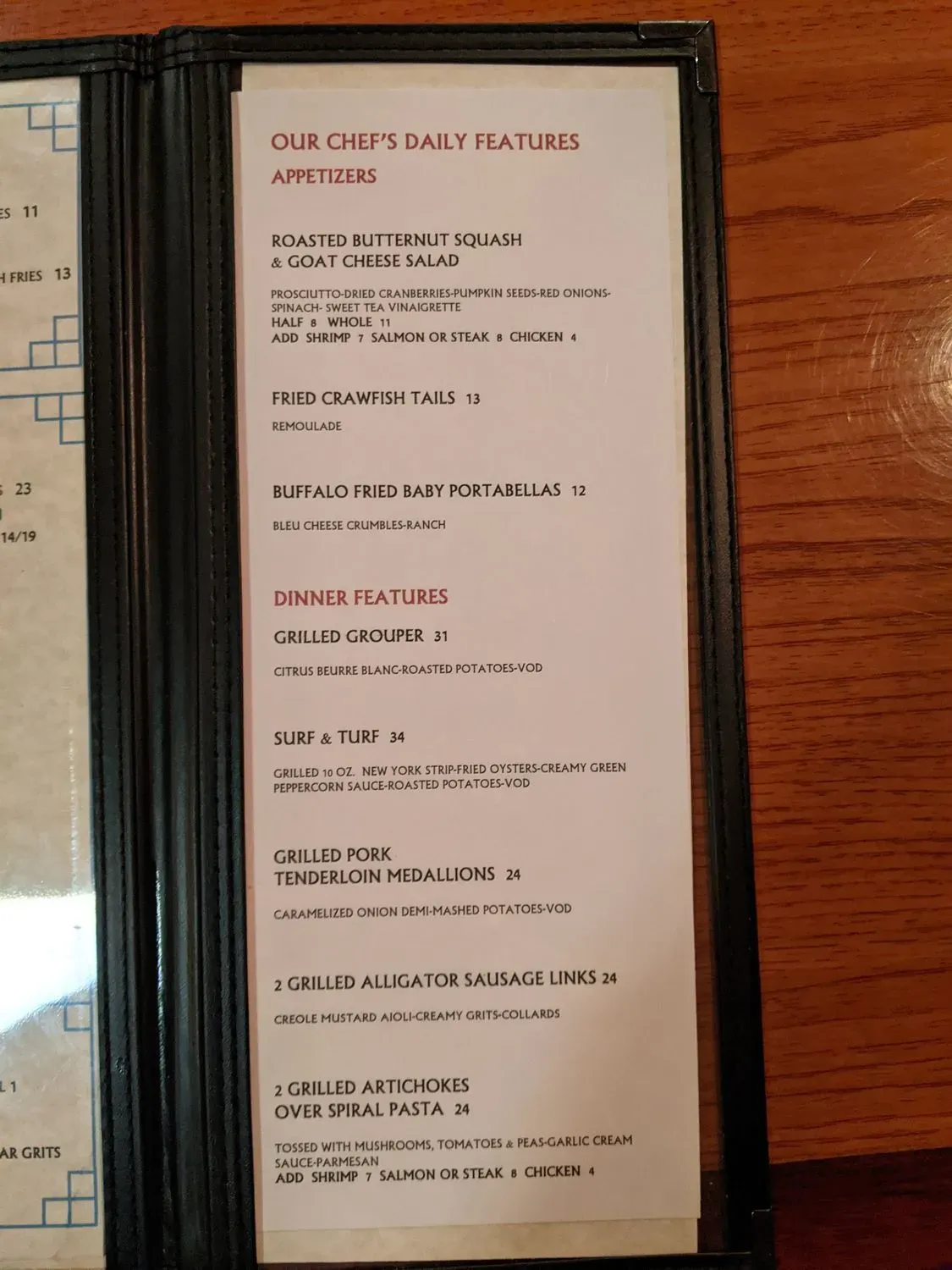 Menu 5